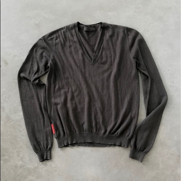 Prada | V Neck Sweater - Picture 2 of 4